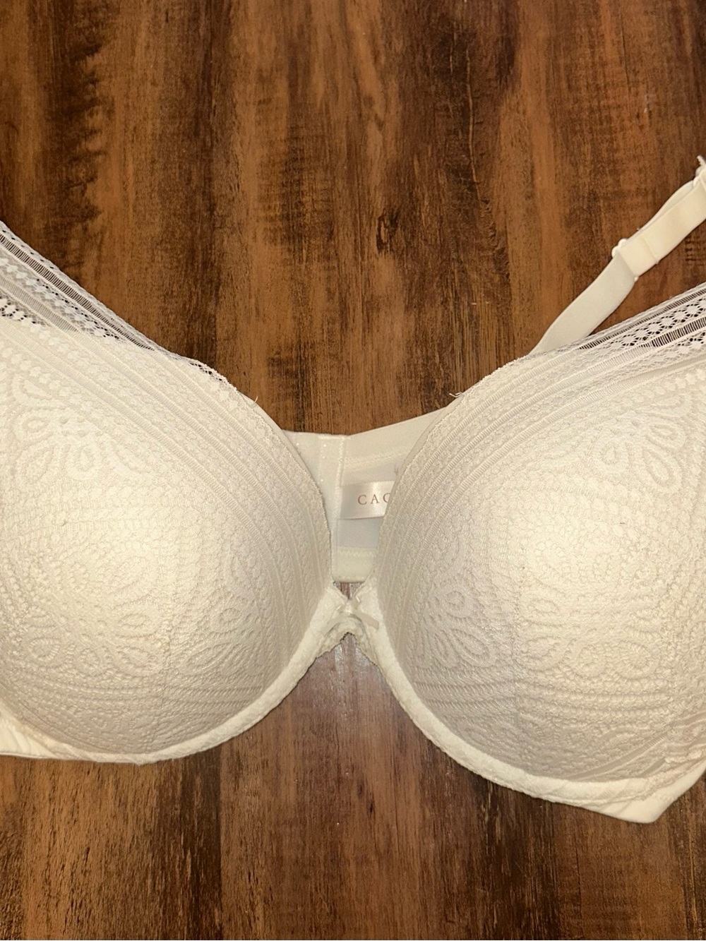 40DDD White Lace T-Shirt Bra - Women Intimates